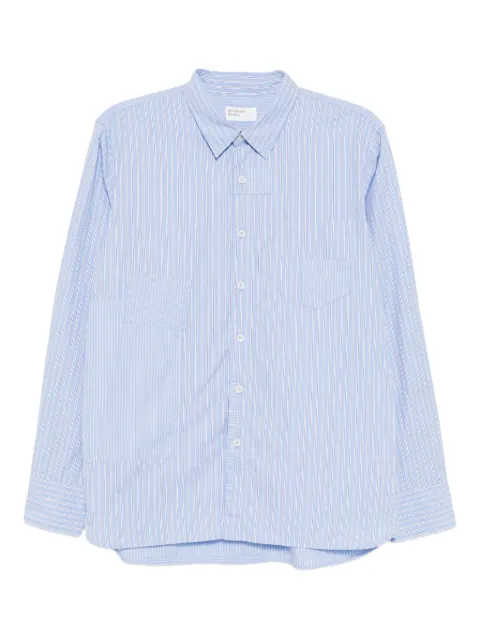 Universal Works patched cotton shirt