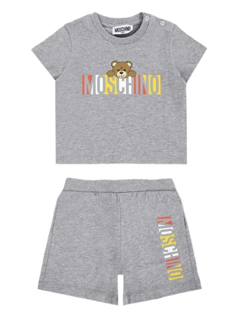 Moschino Kids Teddy Bear-print shorts set
