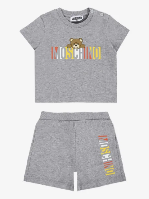 Moschino Kids Teddy Bear-print shorts set