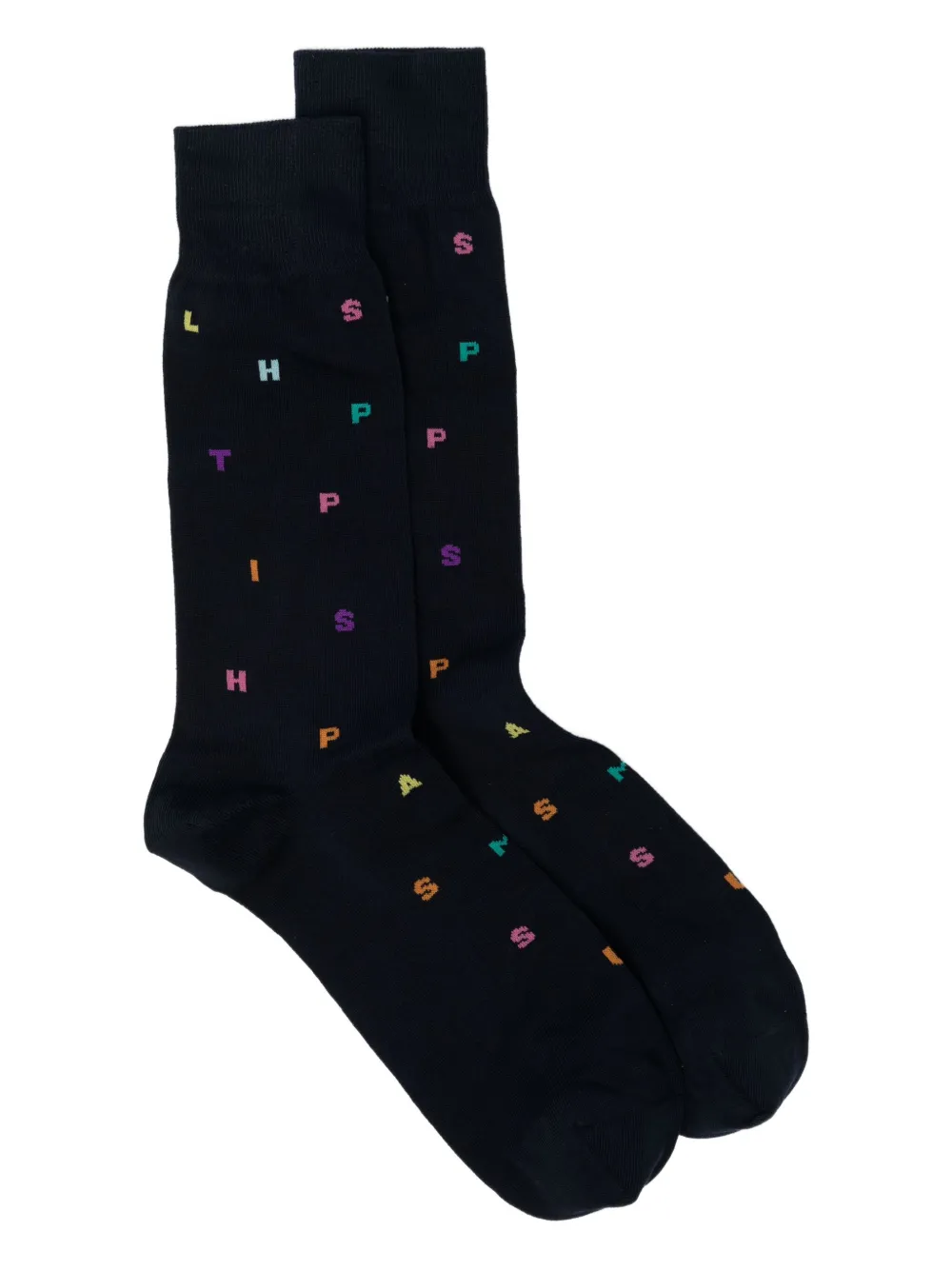 Paul Smith logo-embroidered socks | Blue | Image 1