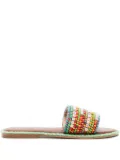 DE SIENA SHOES Resort bead sandals - Green