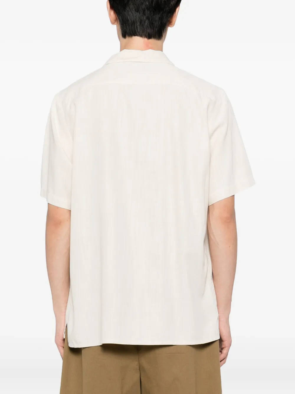 Ps By Paul Smith Logo-appliqué Shirt In White