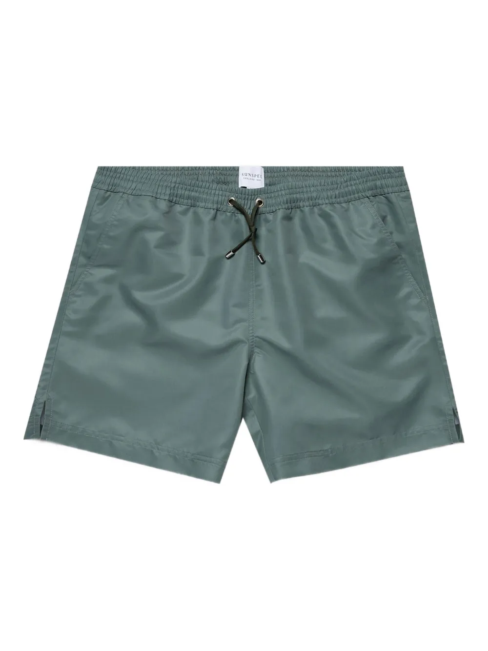 Sunspel drawstring swim shorts | Green | Image 1
