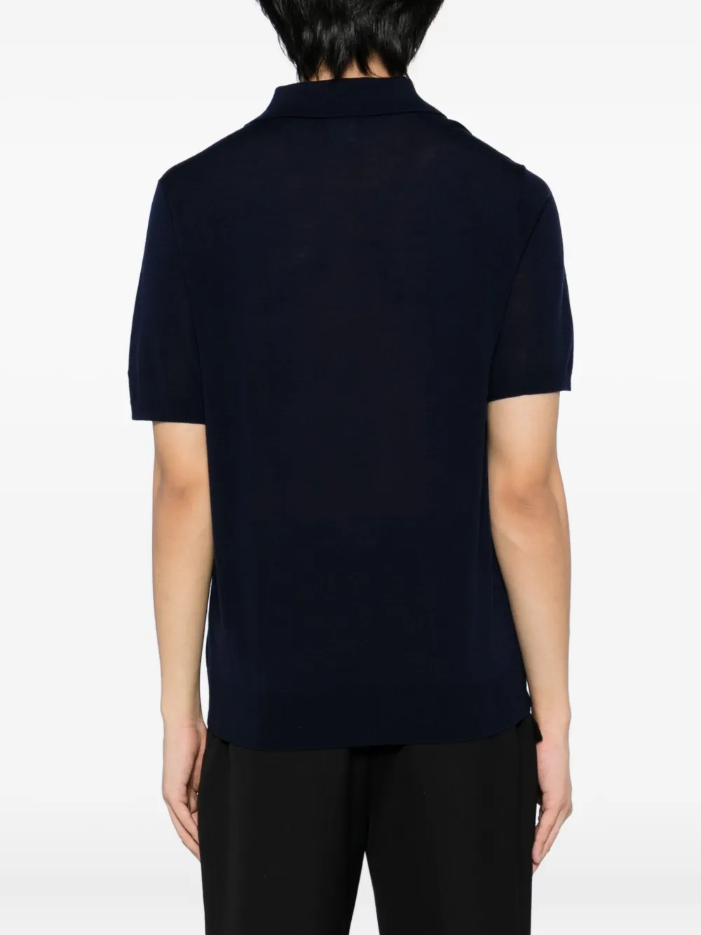 Paul Smith Poloshirt met knopen Blauw
