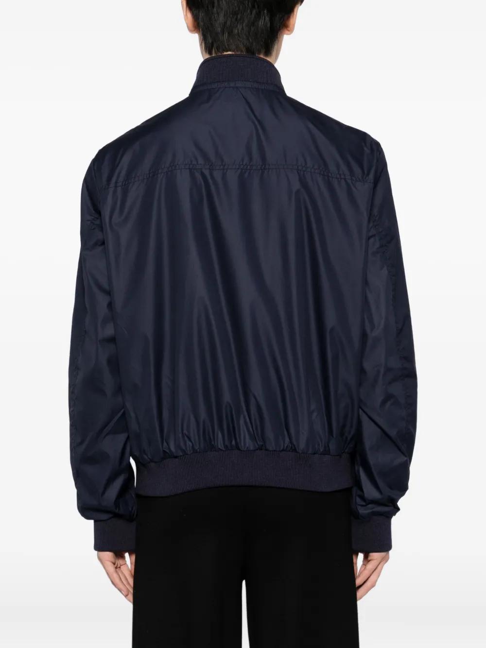 Sandbanks Reversible Logo-patch Jacket In Blue