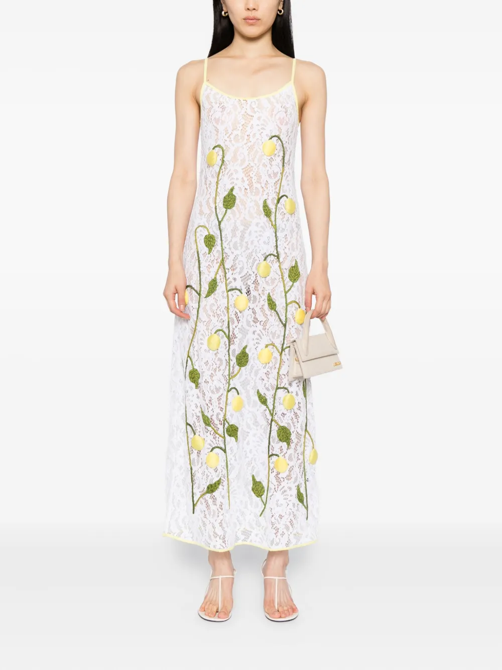 Leslie Amon under the lemon tree dress - Wit