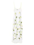 Leslie Amon under the lemon tree dress - White
