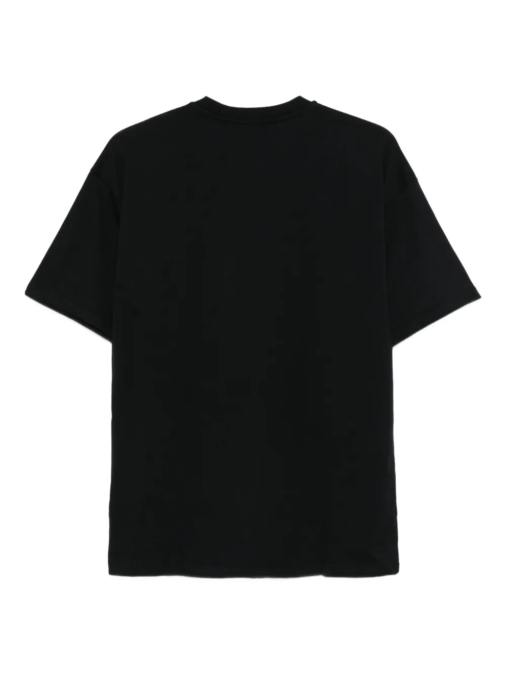 MSGM Kids Katoenen T-shirt verfraaid met katjes Zwart