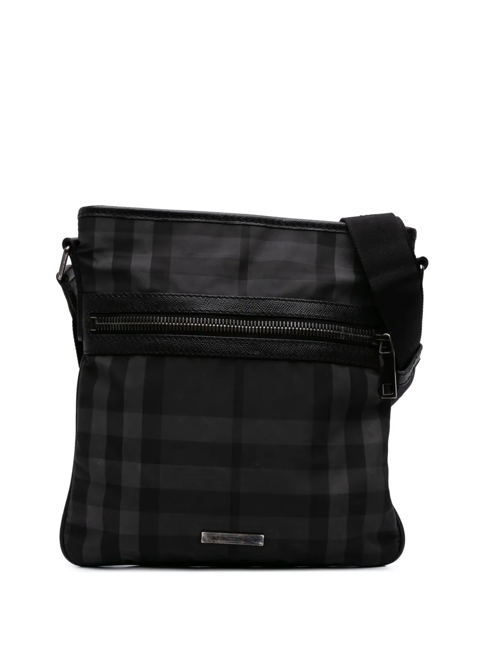 Burberry Pre-Owned 2000-2017 Smoke Check Canvas crossbody bag | Grey | Image 1