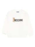 Moschino Kids Teddy Bear sweatshirt - White
