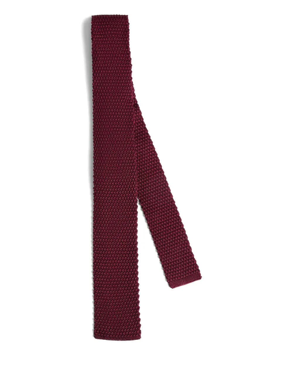 Brunello Cucinelli Kids knit silk necktie Rood
