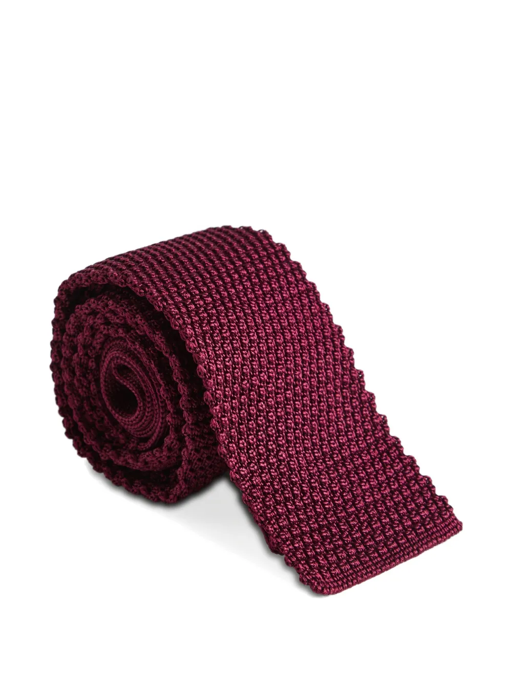 Brunello Cucinelli Kids knit silk necktie Rood