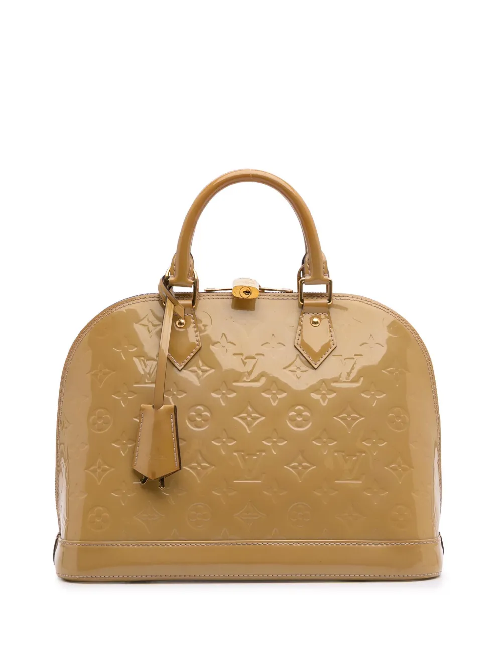 Louis Vuitton Pre-Owned 2014 Monogram Vernis Alma PM handbag - ブラウン Louis Vuitton Pre-Owned 2014 Monogram Vernis Alma PM handbag - ブラウン