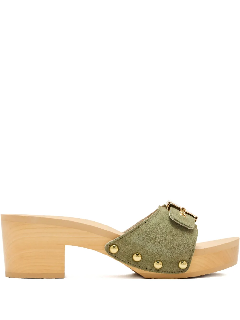 Scholl 65mm Buckle-fastening Studded Sandals In Multi