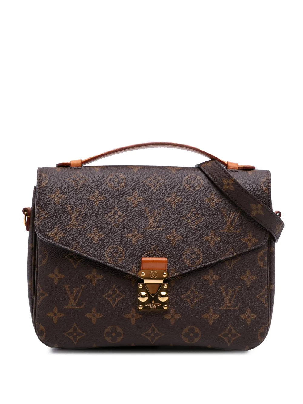 Louis Vuitton Pre-Owned 2019 モノグラム アンプラント ポシェット メティス サッチェルバッグ - ブラウン Louis Vuitton Pre-Owned 2019 モノグラム アンプラント ポシェット メティス サッチェルバッグ - ブラウン