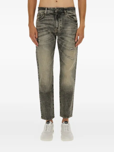 BOSS jeans con efecto envejecido