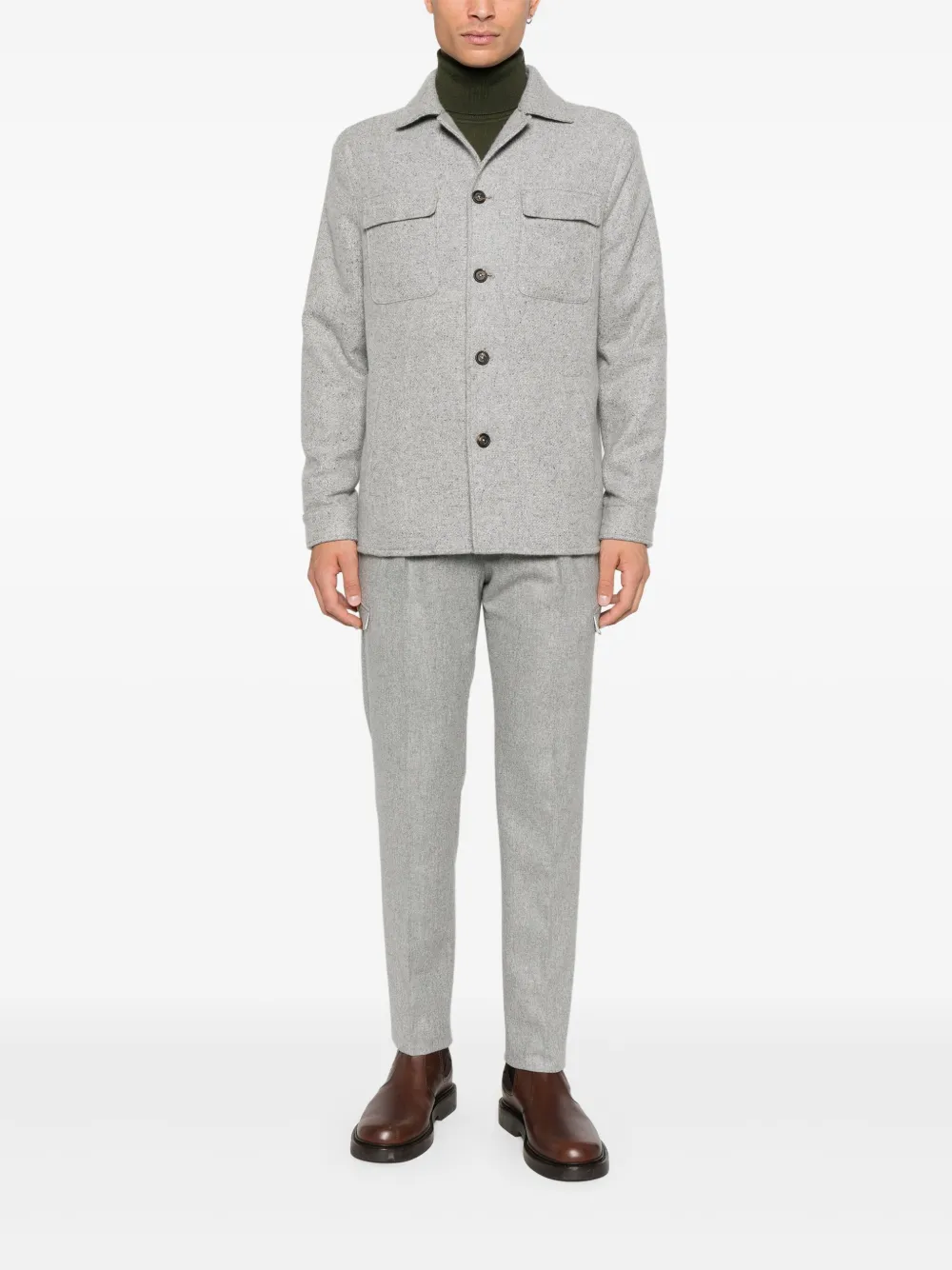 Tagliatore Broek met zijzak - Grijs