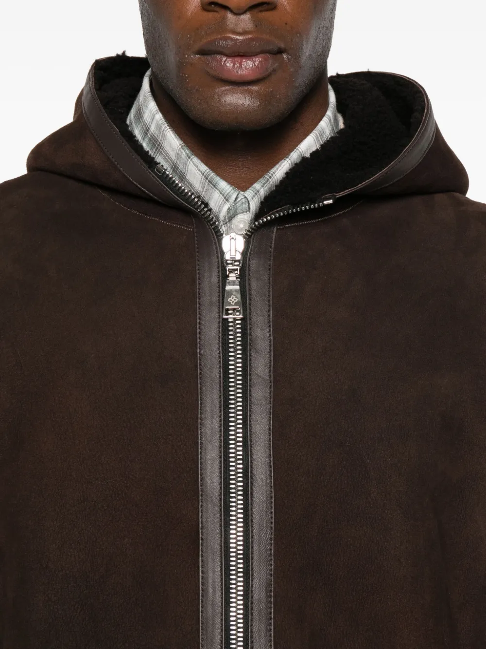 Tagliatore Jas met capuchon Bruin