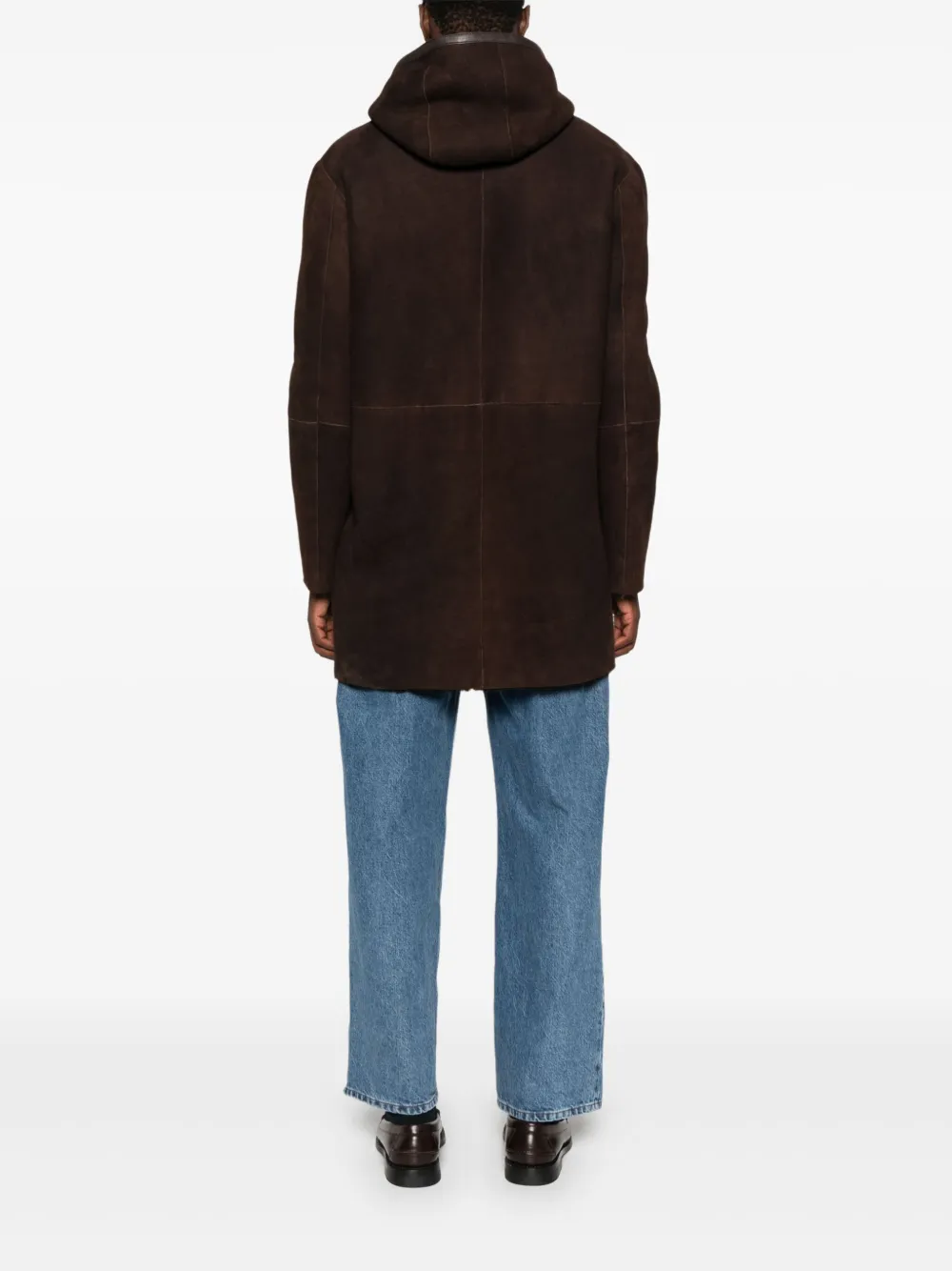 Tagliatore Jas met capuchon Bruin