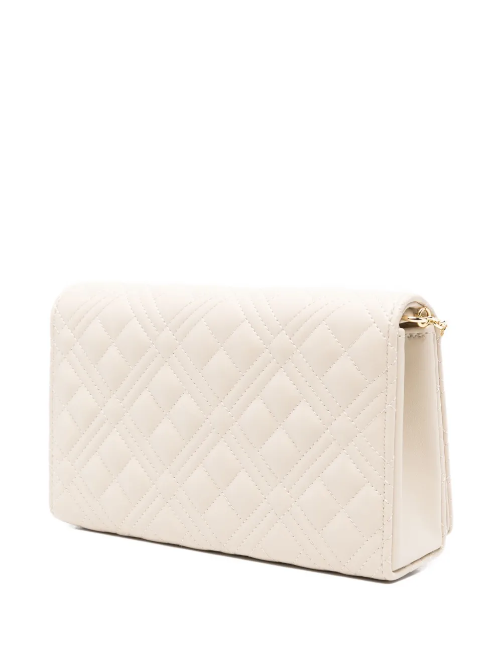 Love Moschino Quilted Chain-strap Shoulder Bag In Neutral