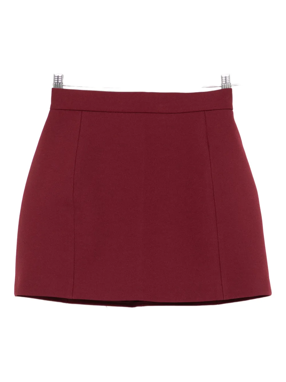 The Andamane A-line Mini Skirt In Red