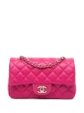 CHANEL Pre-Owned 2016-2017 Mini Rectangular Classic Lambskin Single Flap crossbody bag - Pink