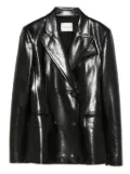 THE ANDAMANE double-breasted blazer - Black