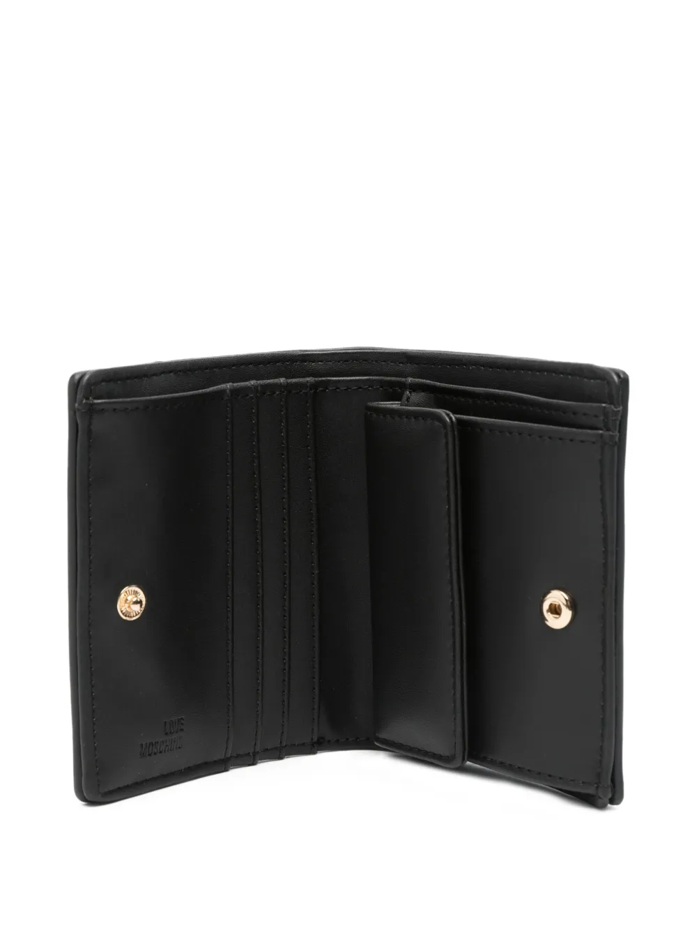 Love Moschino Portemonnee met logo Zwart