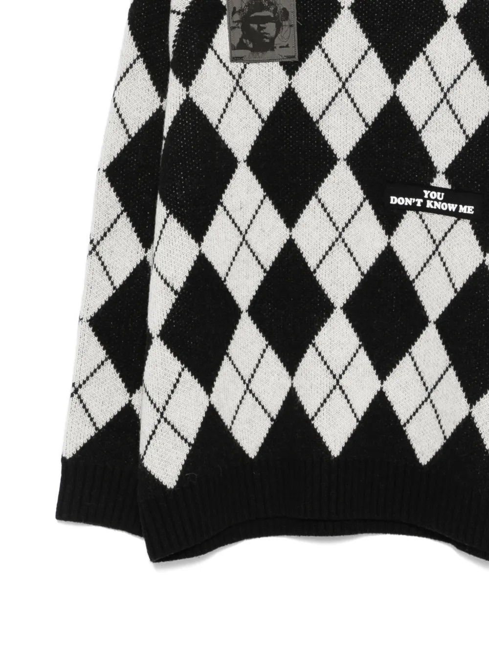 Undercover Argyle Sweater In Multi