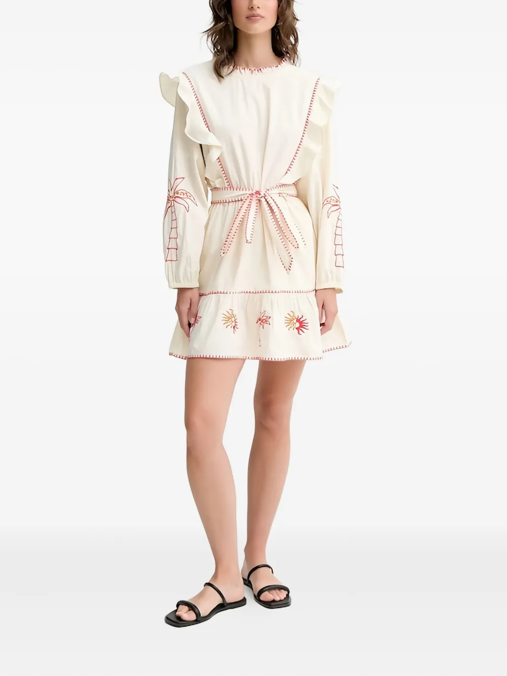 NEVER FULLY DRESSED Pollenca dress - Wit