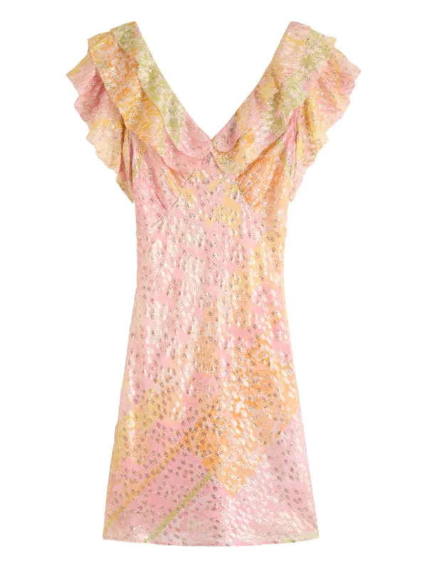 sachin and babi light blue dress Petite Everleigh Chiffon Floral Mini Dress