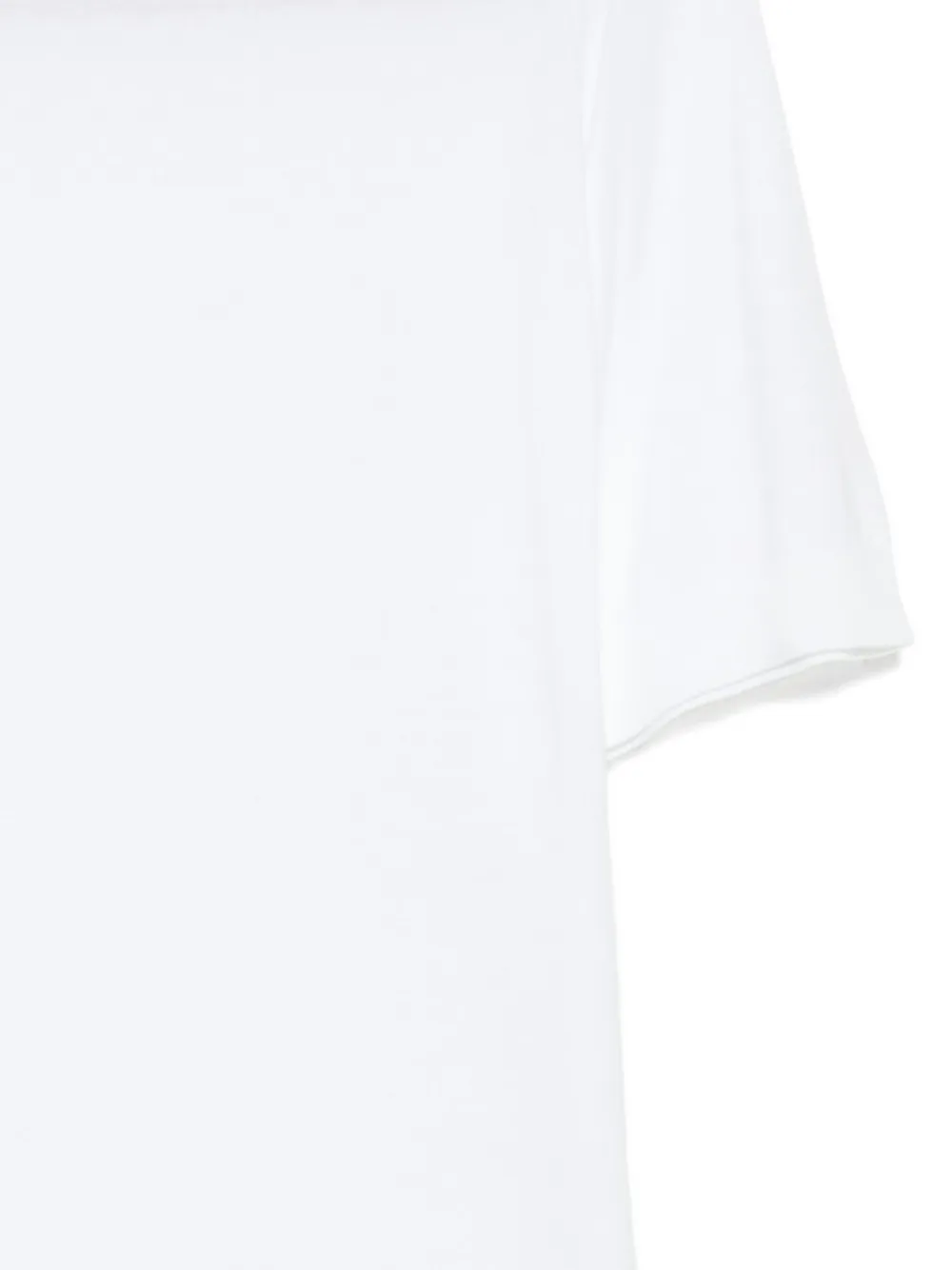 John Smedley T-shirt met ronde hals Wit