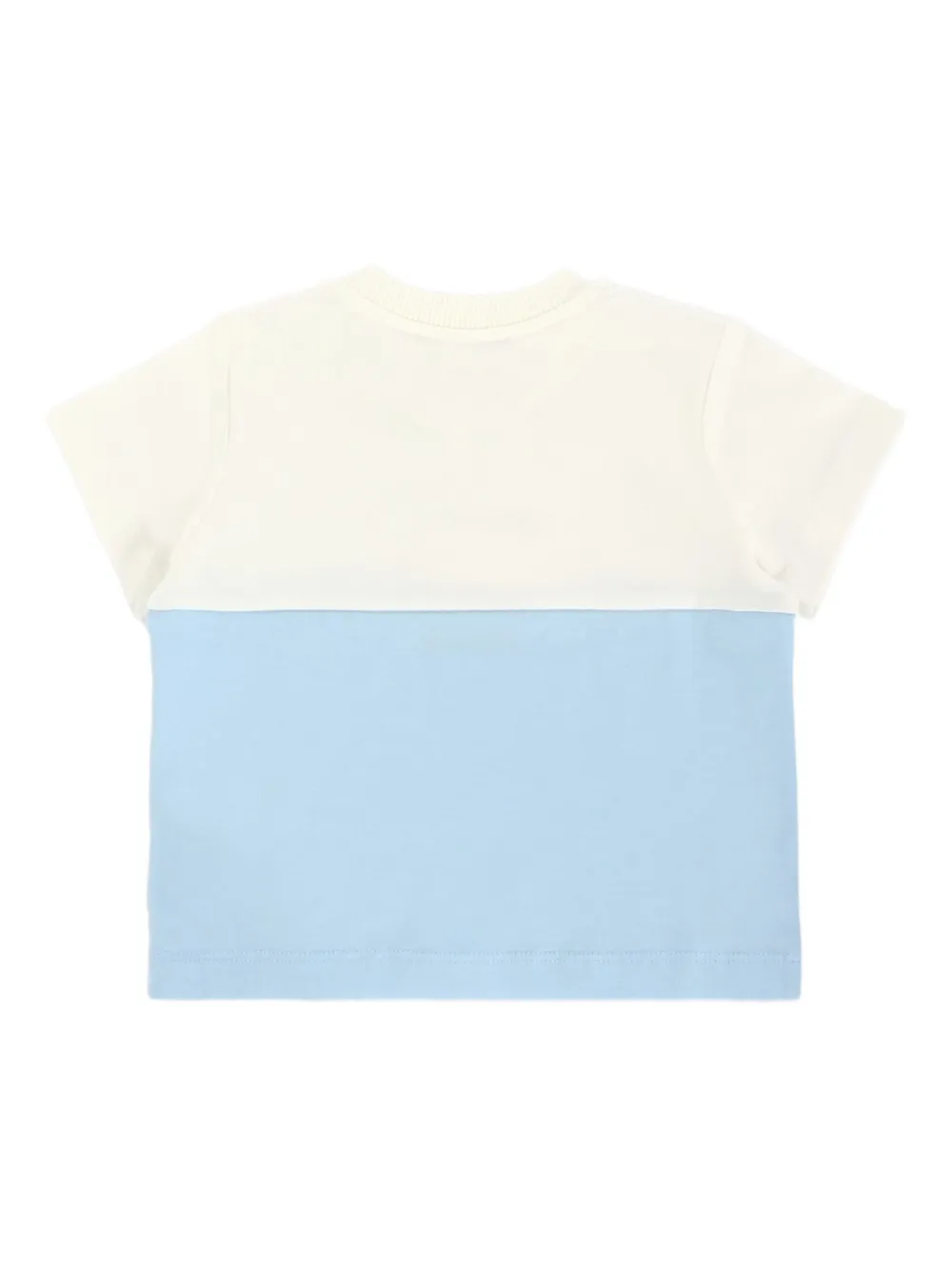 Moschino Kids Tweekleurig T-shirt Beige