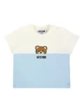 Moschino Kids two-tone t-shirt - Neutrals