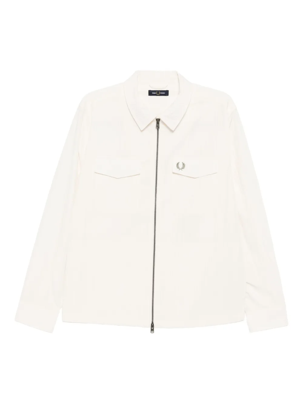 Fred Perry Jack met rits Beige