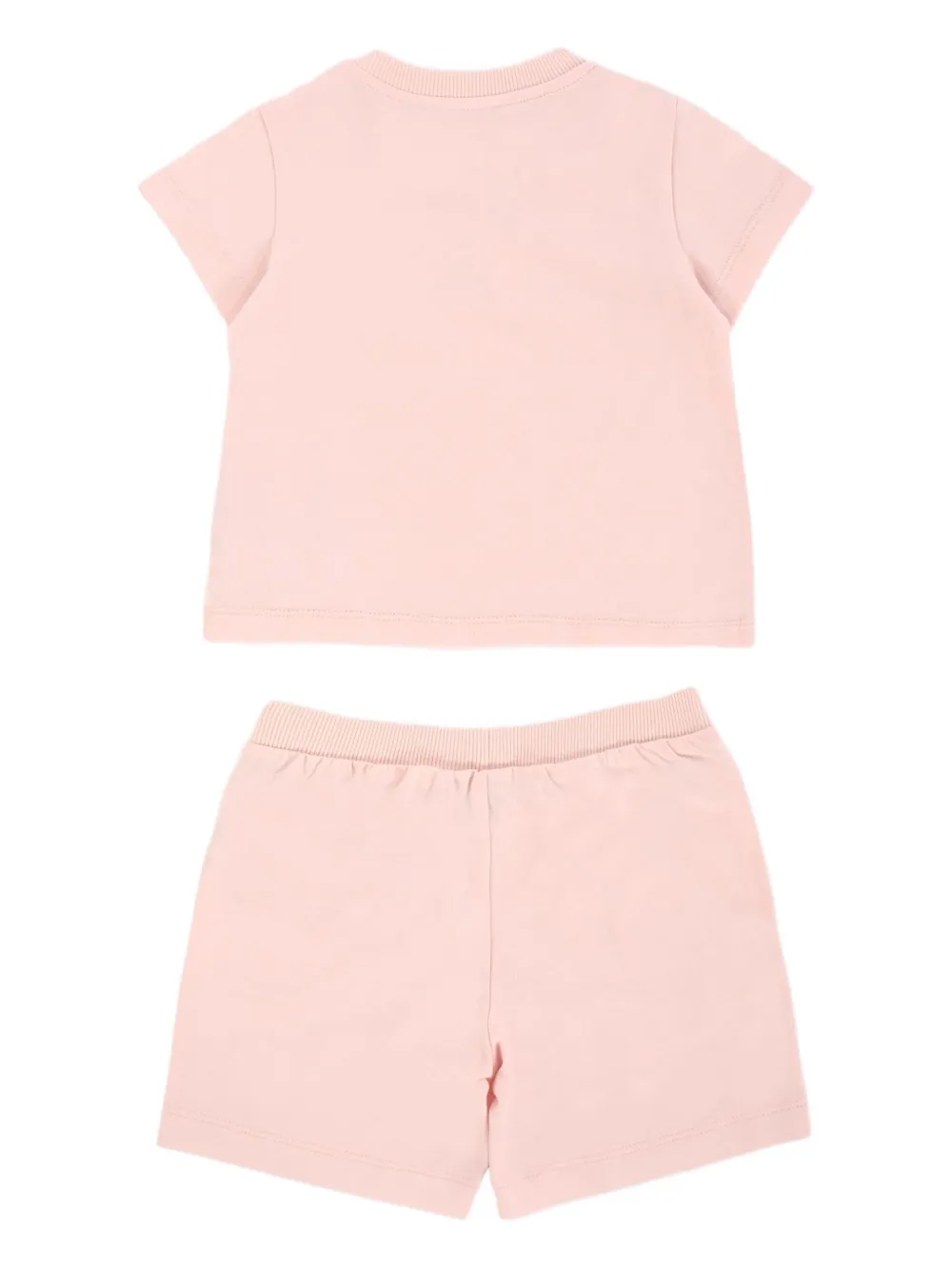 Moschino Kids Shorts set met teddybeerprint Roze