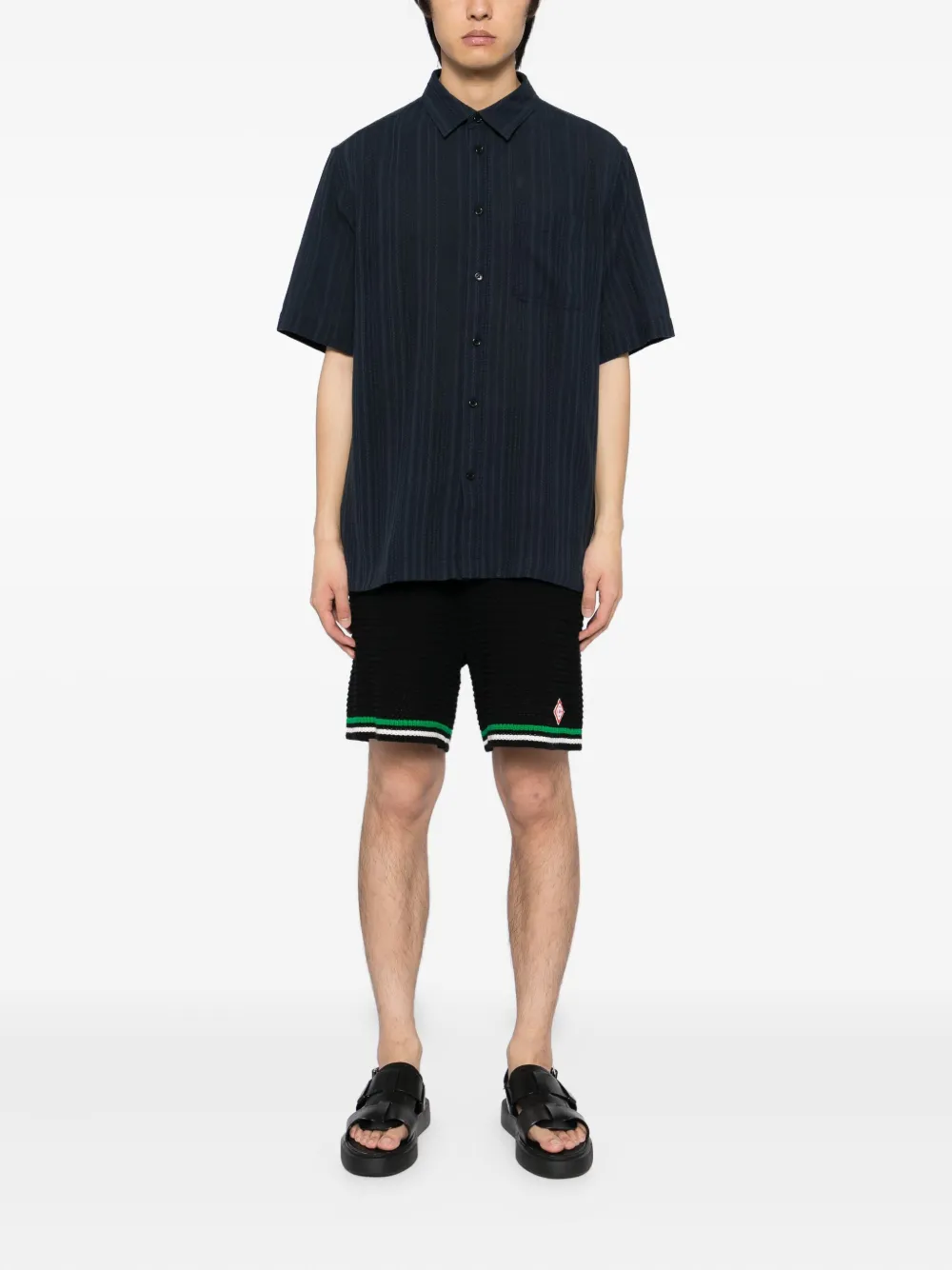 Les Deux short-sleeved shirt - Blauw