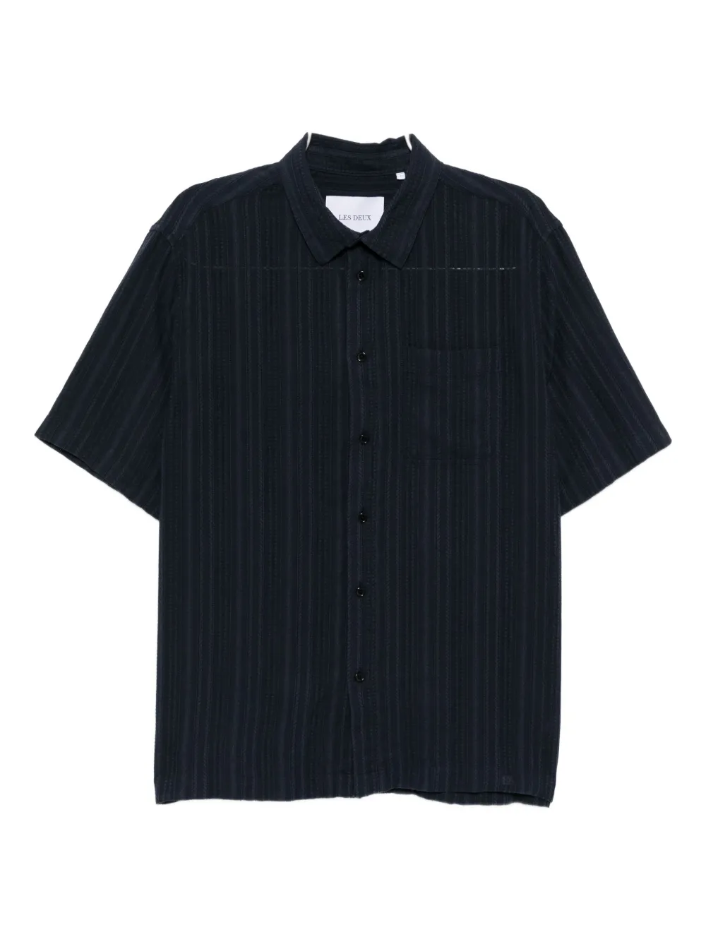 Les Deux short-sleeved shirt - Blu