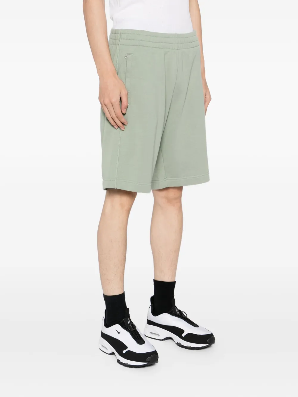 Sandbanks Logo-patch Shorts In Green