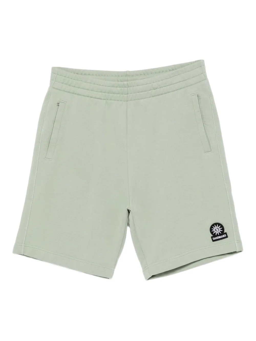 SANDBANKS logo-patch shorts | Green | Image 1