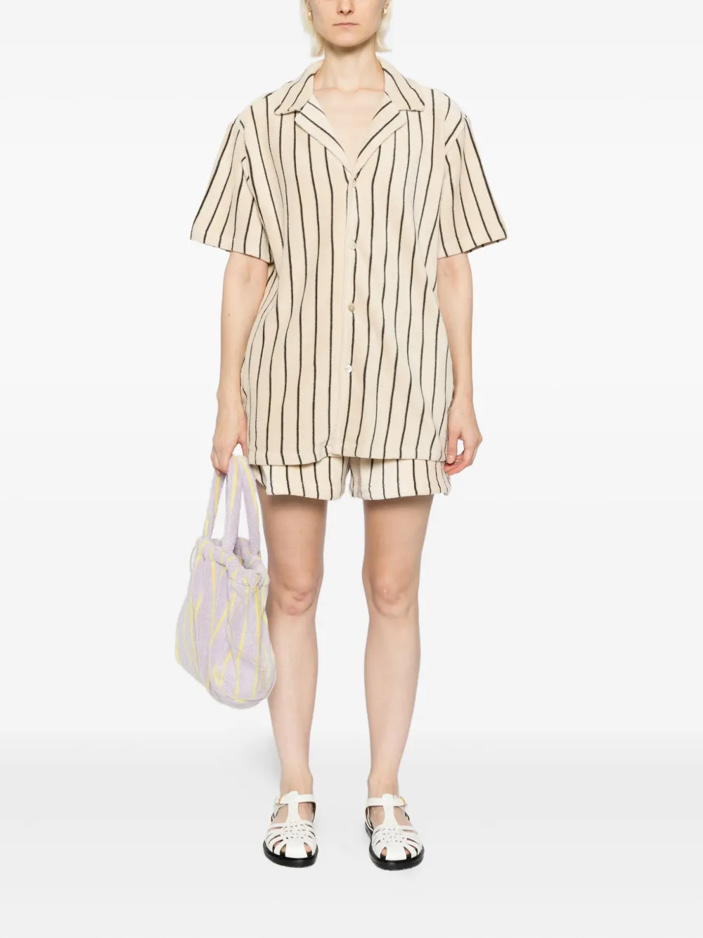 BONGUSTA Naram blouse - Beige