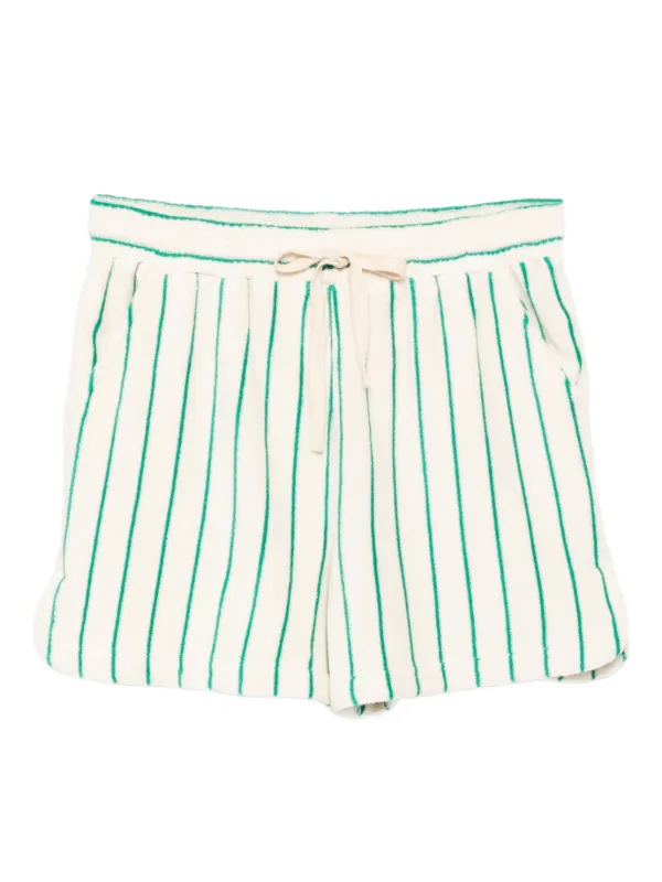 BONGUSTA Naram ストライプ ショートパンツ | ホワイト | FARFETCH JP