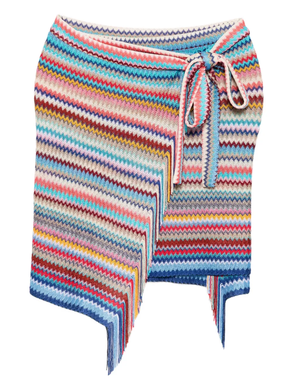 Missoni Zigzag-knit Sarong In Multi