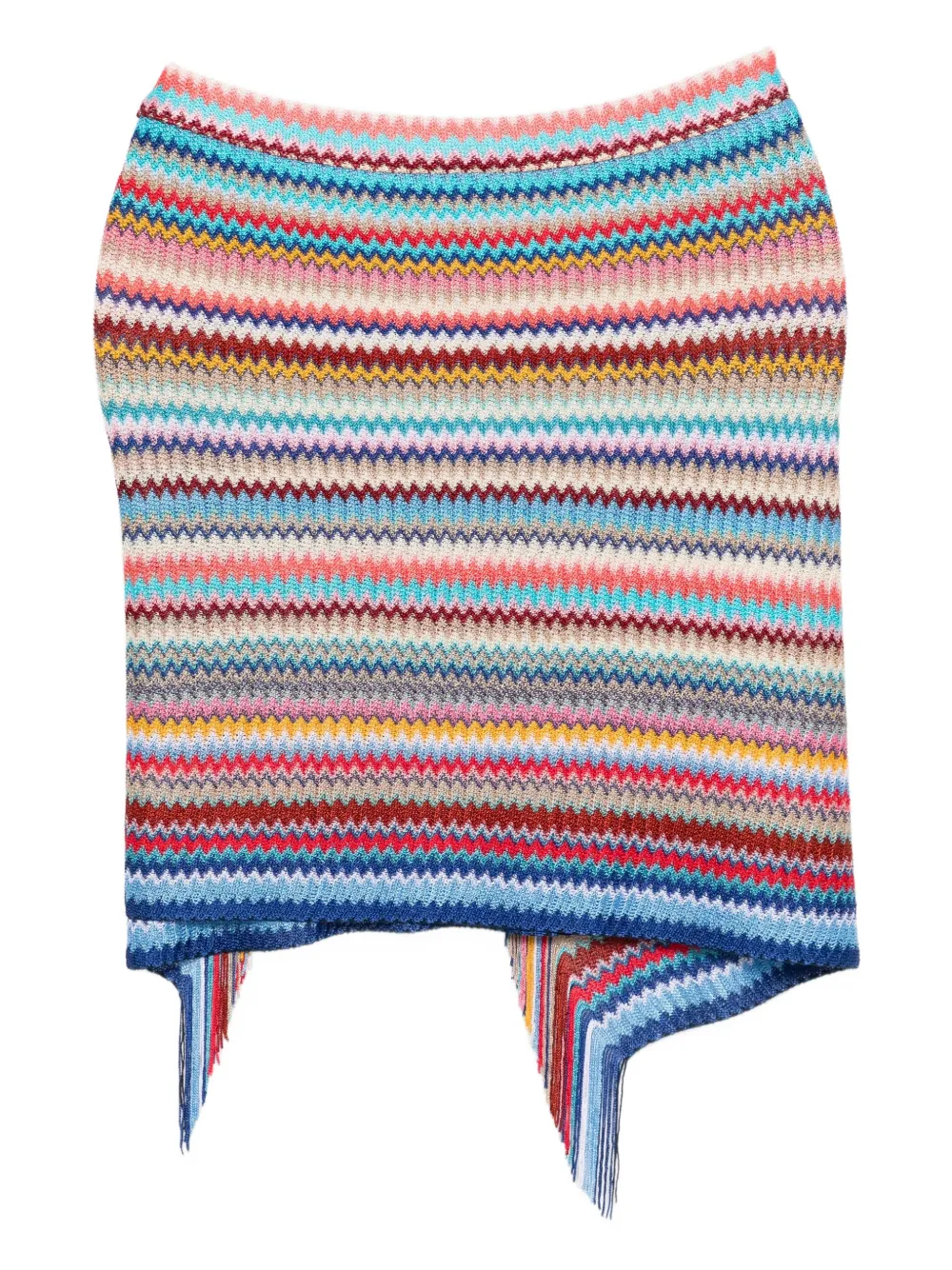 Missoni Zigzag-knit Sarong In Multi