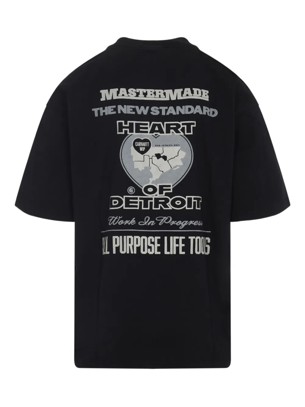 Carhartt WIP Arcan katoenen T-shirt Zwart