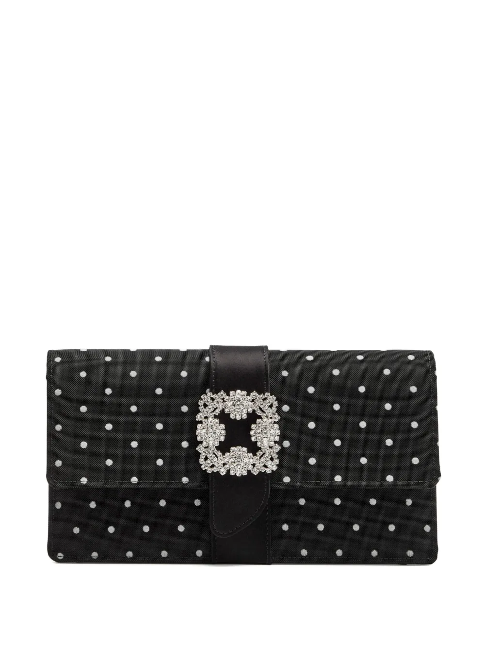 Manolo Blahnik CAPRI polka-dot clutch | Black | Image 1