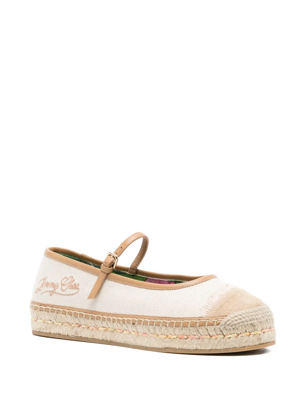 Jimmy Choo Aciel flat espadrilles Neutrals