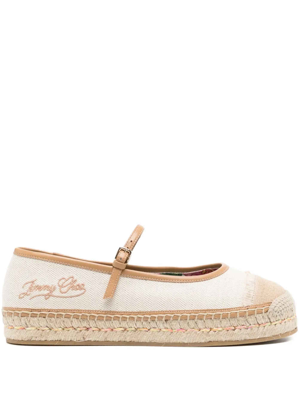 Jimmy Choo Aciel flat espadrilles Neutrals