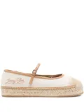 Jimmy Choo Aciel flat espadrilles - Neutrals