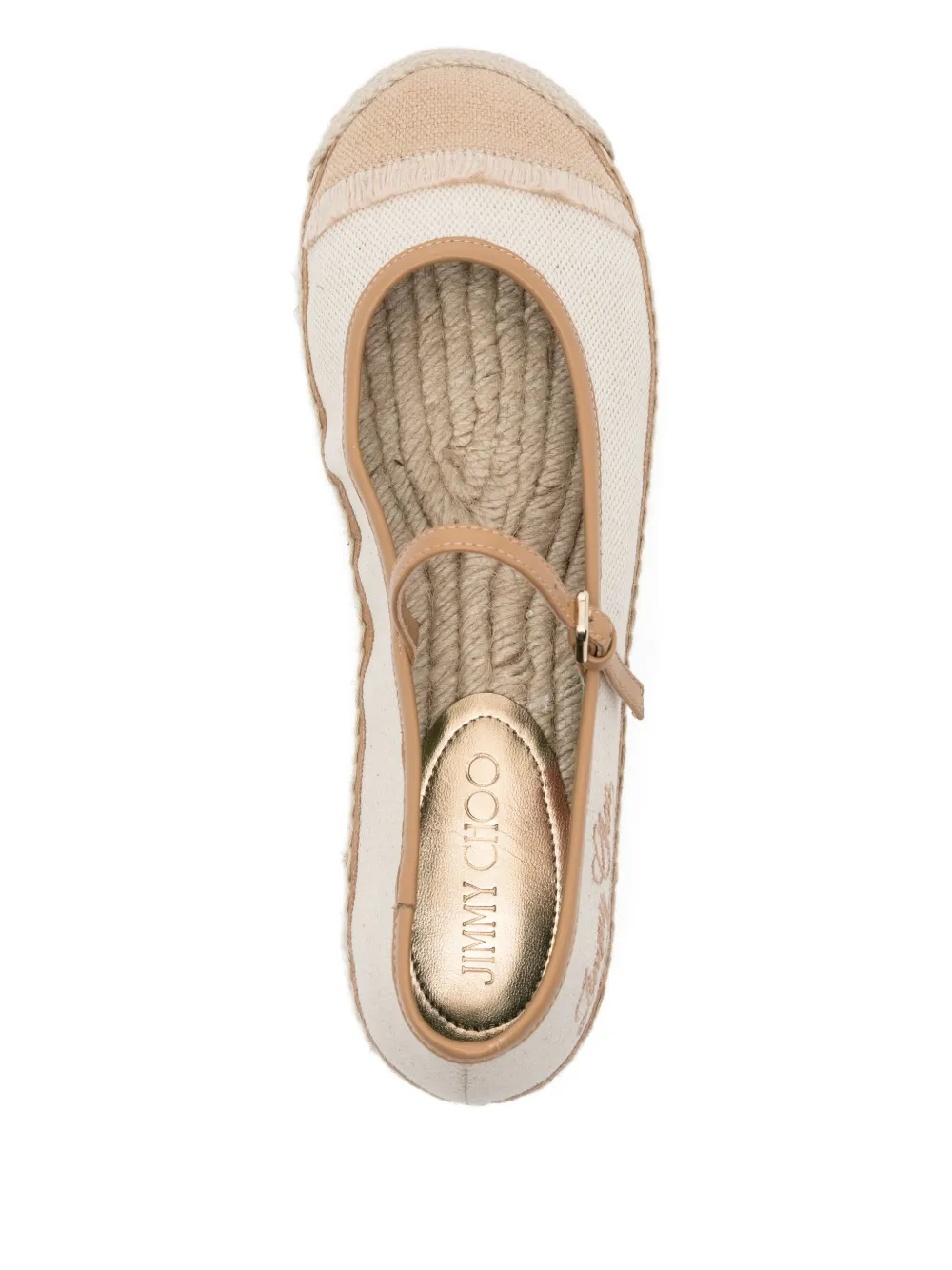Jimmy Choo Aciel flat espadrilles Neutrals